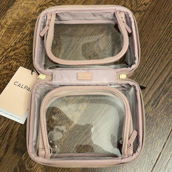 calpak mini clear cosmetic case